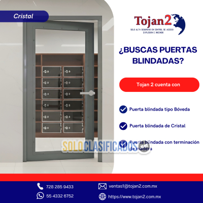 Solo Clasificados - ¿Buscas Puertas Blindadas? Tojan 2 trae para ti la mejor solución - imagen: 2