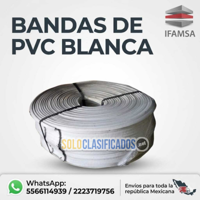Bandas de PVC  Blancas Para Evitar Filtraciones 002...