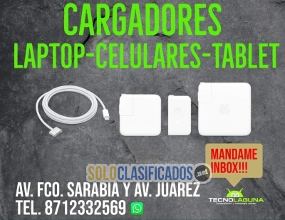 CARGADORES PARA TODOS TUS APARATOS ELECTRONICOS... 