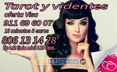 TAROT PROFESIONAL Y VIDENTS Y MÉDIUM 15 MINUTOS 5 EUROS  VISA  OF... 