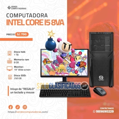 Solo Clasificados - Computadora con regalos y garantía - imagen: 2