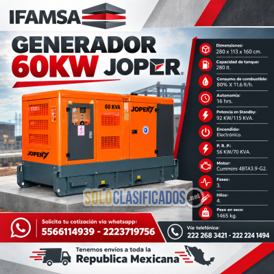 60KW JOPER              GENERADOR...