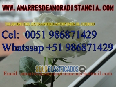 NO SUFRAS MAS POR AMOR UN AMARRE ES LA SOLUCION... 