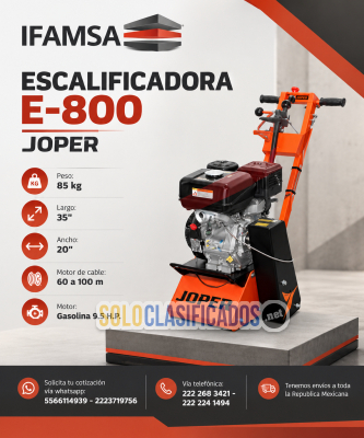 ESCALIFICADORA E800 JOPER...