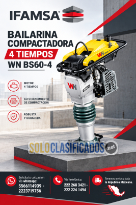 BAILARINA COMPACTADORA 4 TIEMPOS BS604...