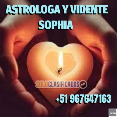 ASTROLOGA Y VIDENTE SOPHIA /// 100% PROFESIONAL... 