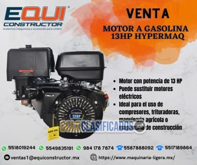 Venta Motor a Gasolina 13HP Hypermaq en Puebla... 