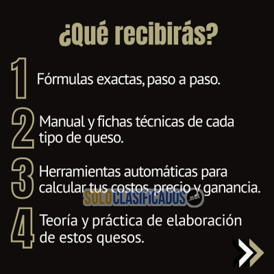 Solo Clasificados - CURSO TÉCNICO ONLINE ELABORACIÓN DE QUESOS FRESCOS  HILADOS VENEZOLANOS ARTESANALES - imagen: 3