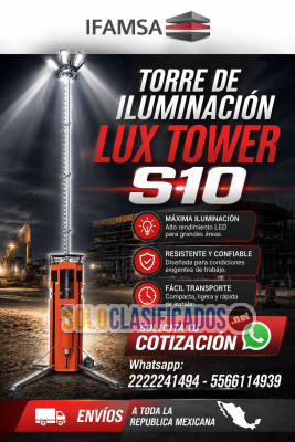TORRE DE ILUMINACION LUX TOWER S10...