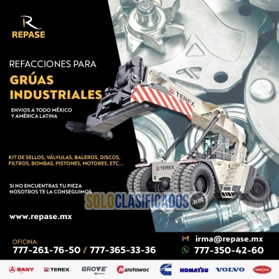 REFACCIONES Y RECAMBIOS PARA GRUAS INDUSTRIALES... 