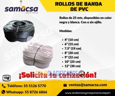 Banda de PVC diferentes pulgadas... 