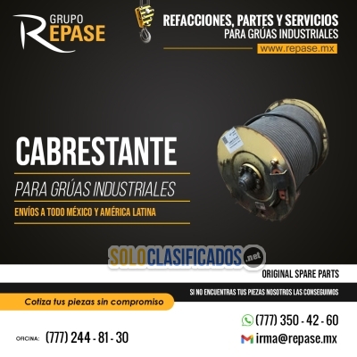 CABRESTANTE (WINCH) PARA GRÚAS INDUSTRIALES...