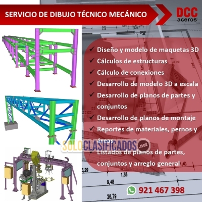 SERVICIO DE DIBUJO TÉCNICO MODELADO PLANOS... 