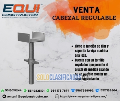 Venta Cabezal Regulable en CDMX... 