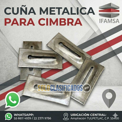 Solo Clasificados - CUÑAS METALICAS PARA SIMBRA  Venta Fabricación y Distribución De Cuña Metálica IFAMSA - imagen: 1