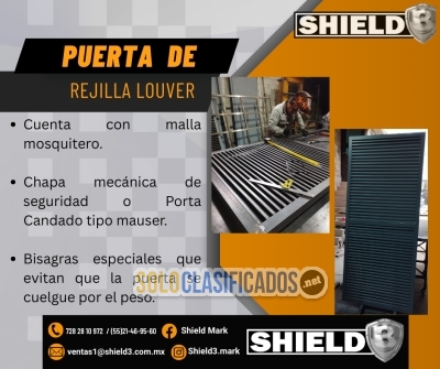 Puerta rejilla lover en medidas estandar o medidas especiales... 