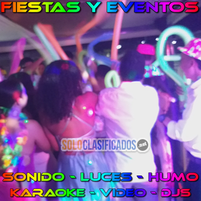Solo Clasificados - ALQUILER DE SONIDO EN ROZO LUCES DJS BODAS QUINCES CUMPLES POOL PARTY - imagen: 2