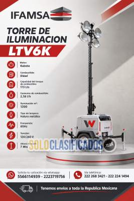 TORRE DE ILUMINACION WACKER NEUSON LTV6K...