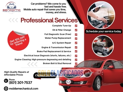 Solo Clasificados - 24/7 Mobile Mechanic in Sandy, UT – We Come to You Anytime! - imagen: 1