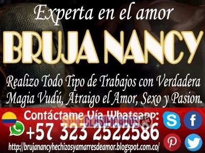 MAGIA VUDÚ ONLINE EFECTIVOS MAESTRA NANCY WHATSAPP +573232522586... 