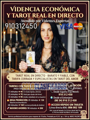 Videntes Tarot económico /tarot barato/ tarot fiableTarot del amo...