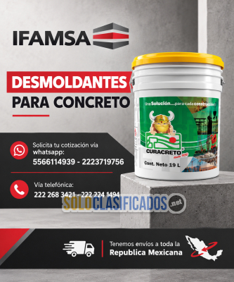 DESMOLDANTES PARA CONCRETO...