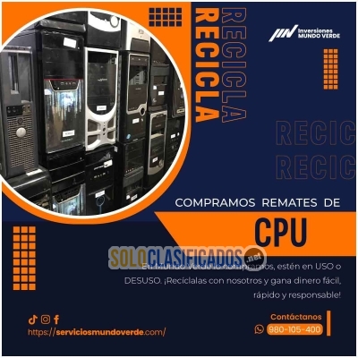 Transforma tu descarte en una acción sostenible... 