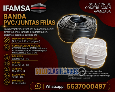 BANDA PVC/JUNTAS FRIAS PARA CIMBRA IFAMSA...