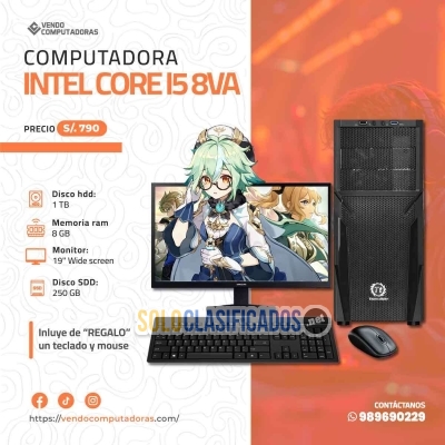 Solo Clasificados - Computadora con regalos y garantía - imagen: 5