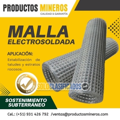 PRODUCTOS MINEROS: MALLAS ELECTROSOLDADAS... 