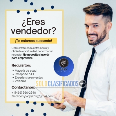 Oportunidad de negocio para vendedores... 