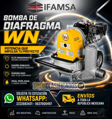 BOMBA DE DIAFRAGMA WACKER NEUSON...