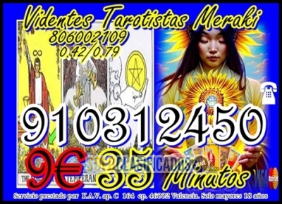 TAROT VISA Soy vidente 910312450   TAROT 806002109 EL MÁS ECONOMI... 