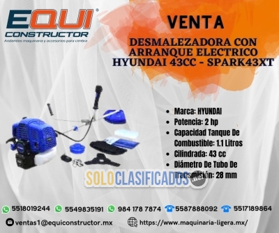 Venta Desmalezadora con Arranque Eléctrico Spark43XT Cancún... 