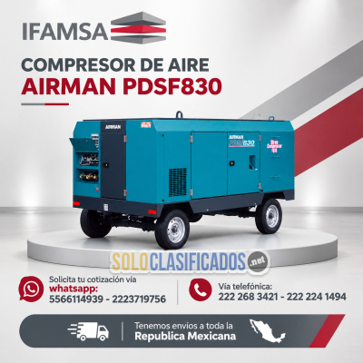 COMPRESOR DE AIRE AIRMAN PDSF830...