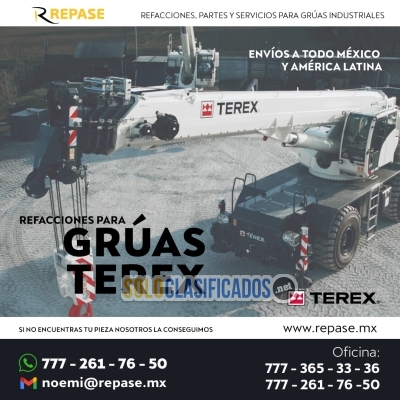 REFACCIONES PARTES Y REPUESTOS PARA GRÚAS TEREX... 