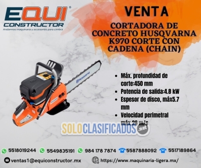 Venta Cortadora de Concreto Husqvarna en GDL... 