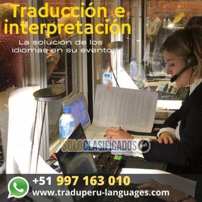 Traducción simultánea en LIMA PERU www.traduperu-languages.com... 