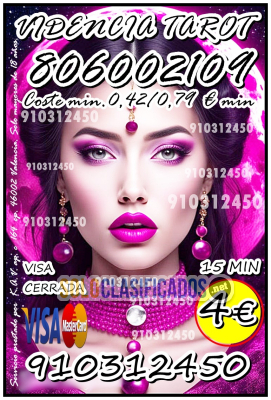 Solo Clasificados - VIDENTE PARA EL AMOR las 24 horas las mejores tarotistas Servicio de Tarot con Tarjeta  OFERTAS ESPECIALES 4 EUROS 15 MINUTOS   tarifa cer - imagen: 13