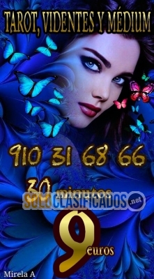 TAROT VIDENTES Y MÉDIUM 30 MINUTOS 9 EUROS CERTEROS OFERTA VISA  ... 