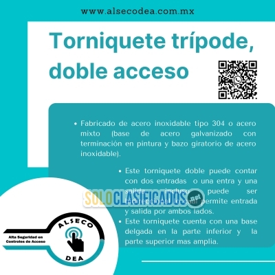 TORNIQUETE TRIPOIDE DOBLE ACCESO... 