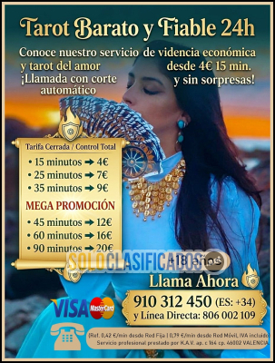 Solo Clasificados - Videntes Tarot económico /tarot barato/ tarot fiableTarot del amor tarot certero  910312450  Tarot económico /tar - imagen: 1