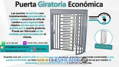 PUERTA GIRATORIA ECONÓMICA SEGURIDAD ALSECODEA... 