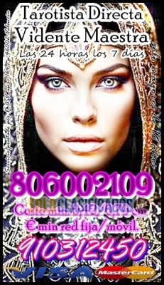 TAROT/MAGIA /VIDENCIA VISA 910312450 806002109 Coste min 042/079 ... 