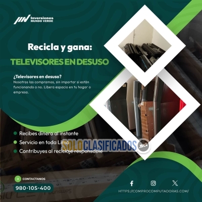Solo Clasificados - ¡Reciclaje responsable de equipos electrónicos! Compra y venta con pago rápido - imagen: 5