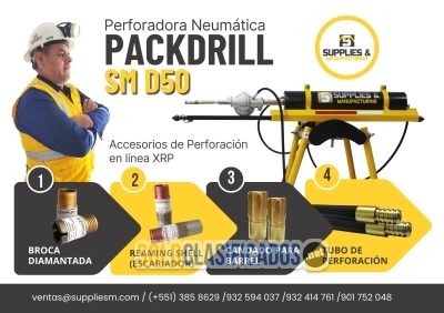 PERFORADORA DIAMANTINA PARA EXTRACCIÓN DE MINERALES PACKDRILL SM ... 