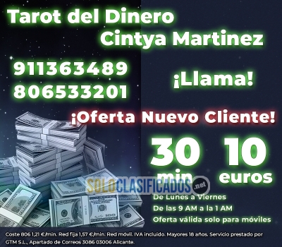 Tarot del dinero 10 euros por 30 minutos llama y consulta... 