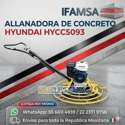 ALLANADORA DE CONCRETO HYUNDAI HYCC5093 CONSTRUCCION 002...