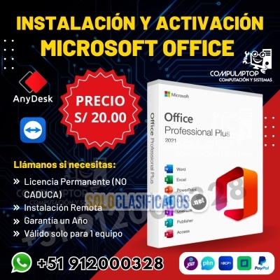 Solo Clasificados - Instalación y Activación de Microsoft Office - imagen: 1
