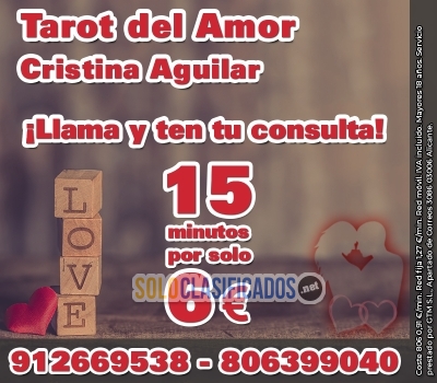 TAROT del Amor llama y consulta a Cristina Aguilar... 